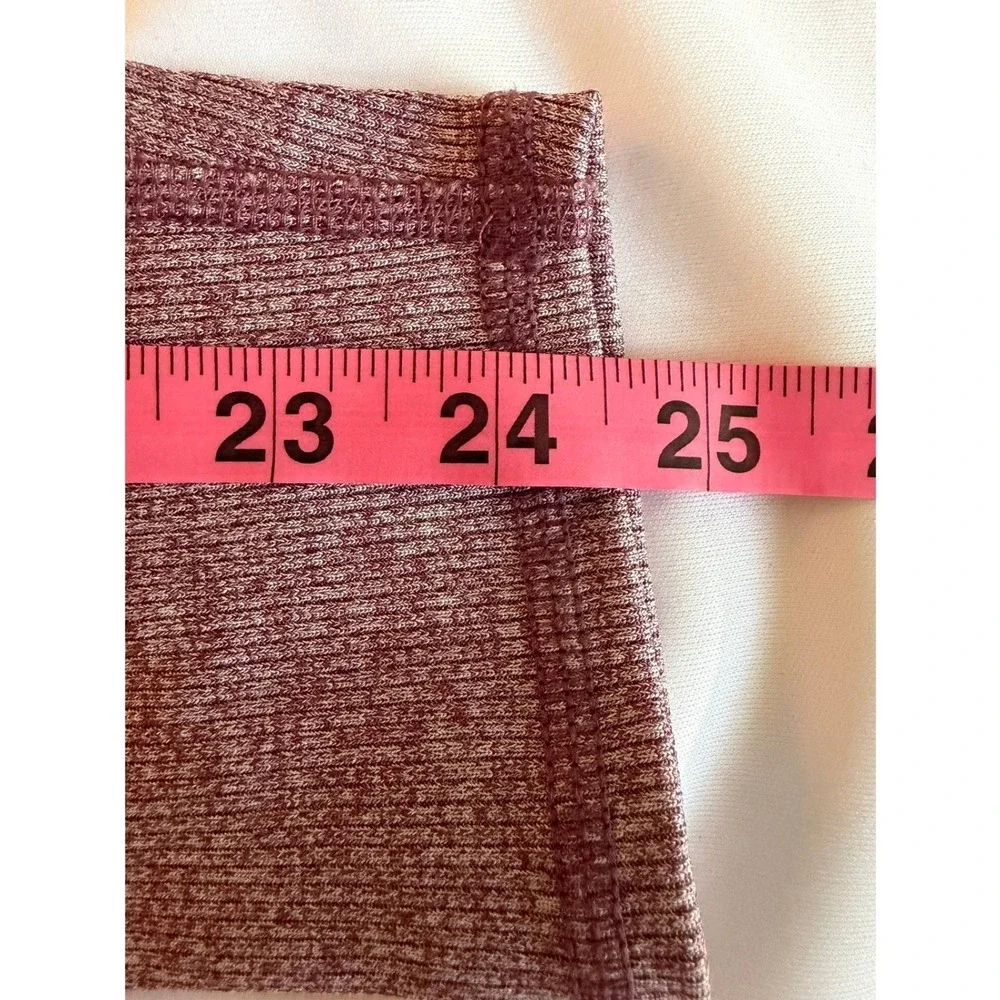 alo High Waist Alosoft Lounge Legging Parisian Pink Heather Medium